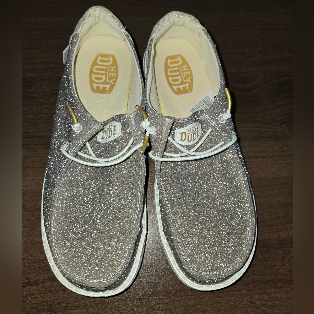 Hey Dudes Wendy Metallic Sparkle - Gold - Size 9